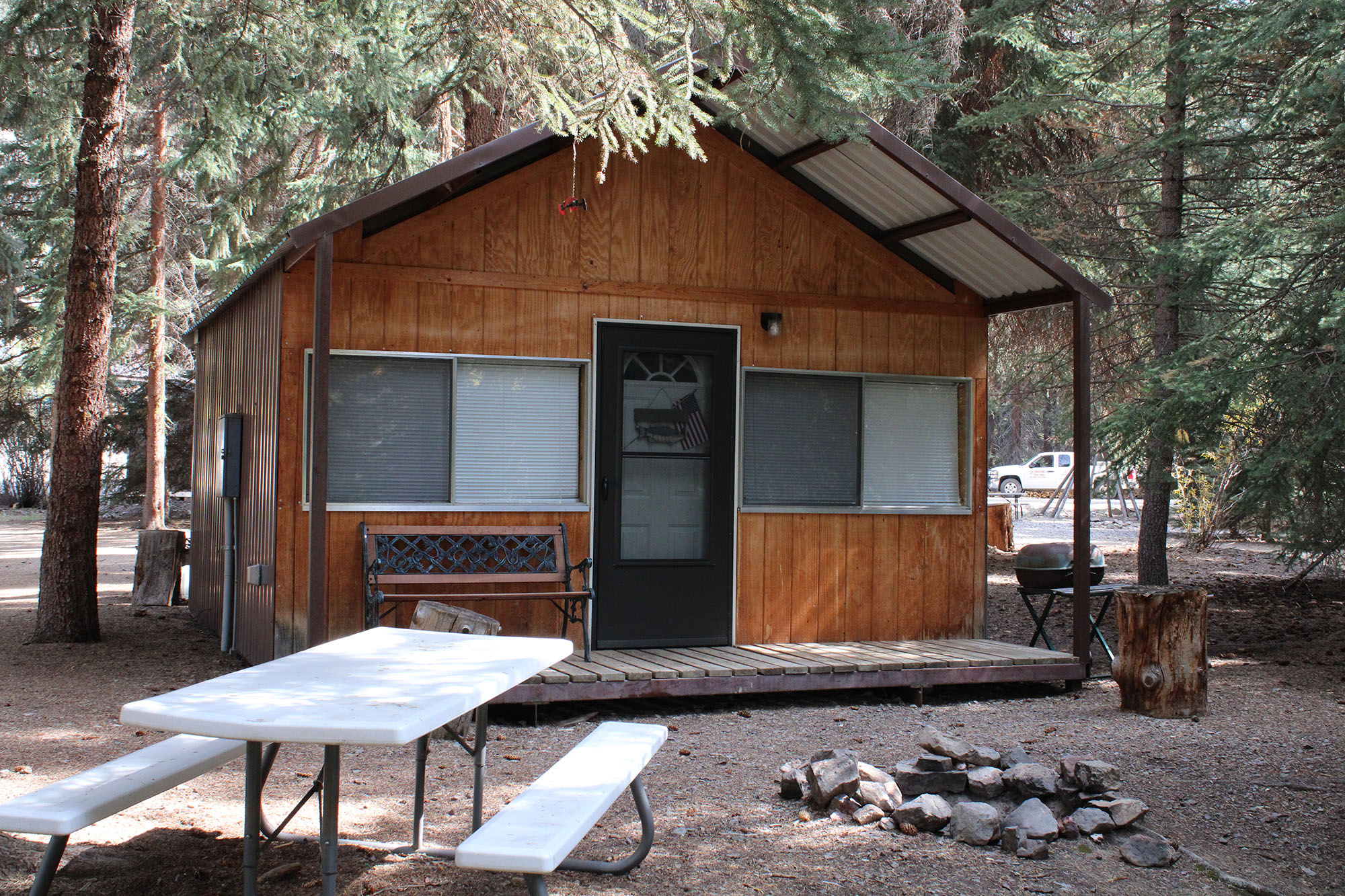 Front of Riverview Cabin